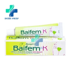 Baifem K - Thuốc bôi ngoài da trị bệnh viêm, nhiễm khuẩn, nấm